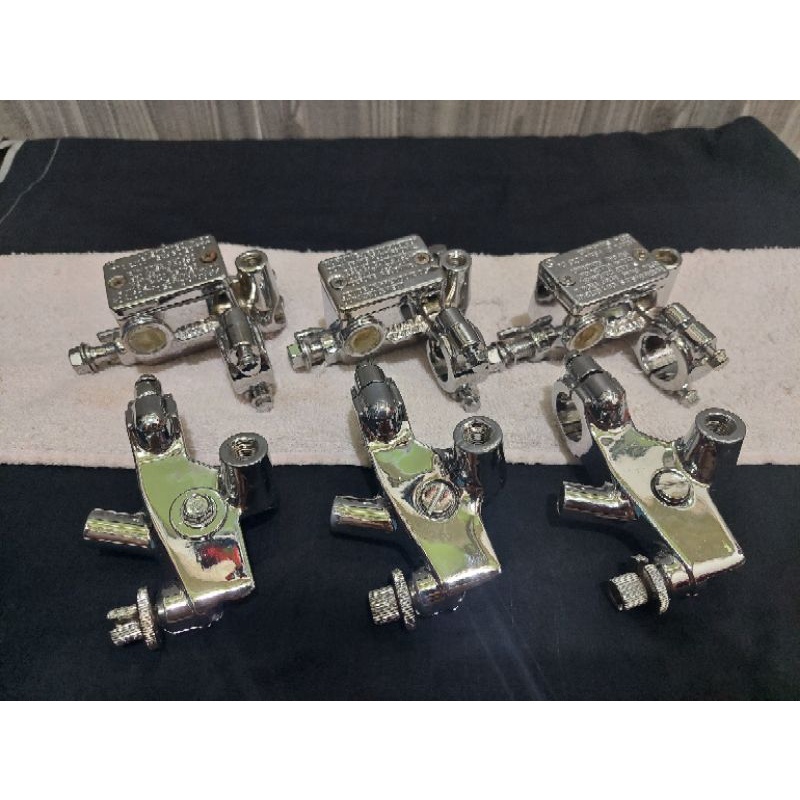 Rumah Handel Dudukan Handle Kopling Kiri Tiger, Megapro, Sonic 150R ORI COPOTAN CHROME