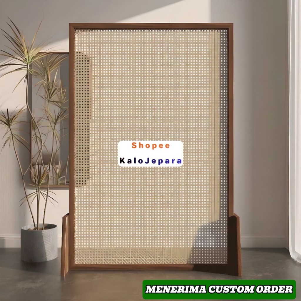 Penyekat Ruang Dapur Bisa Dikirim Ke [ Pegunungan Arfak ] | Partisi Rotan | Jati Minimalis | Penyeka