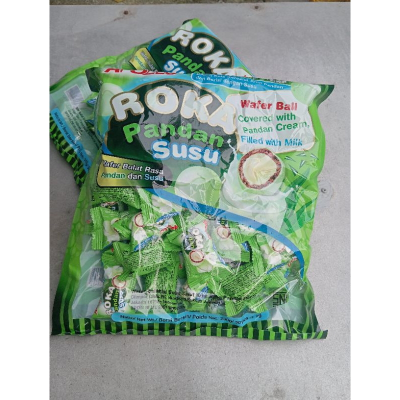 

PROMO BUY 1 GET 1 FREE EXP 05.2025 ROKA PANDAN SUSU BAG 50'S