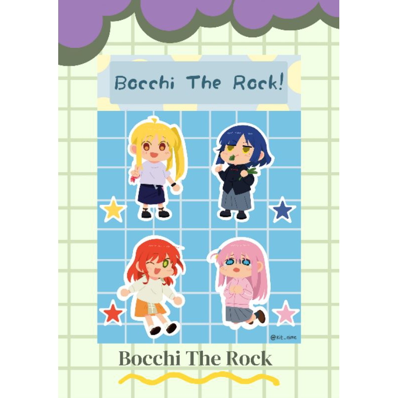 

Bocchi the Rock sticker sheet