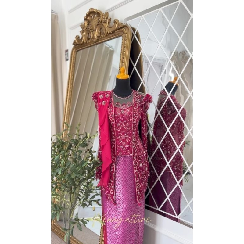 Sewa Kebaya Pink Fuchia