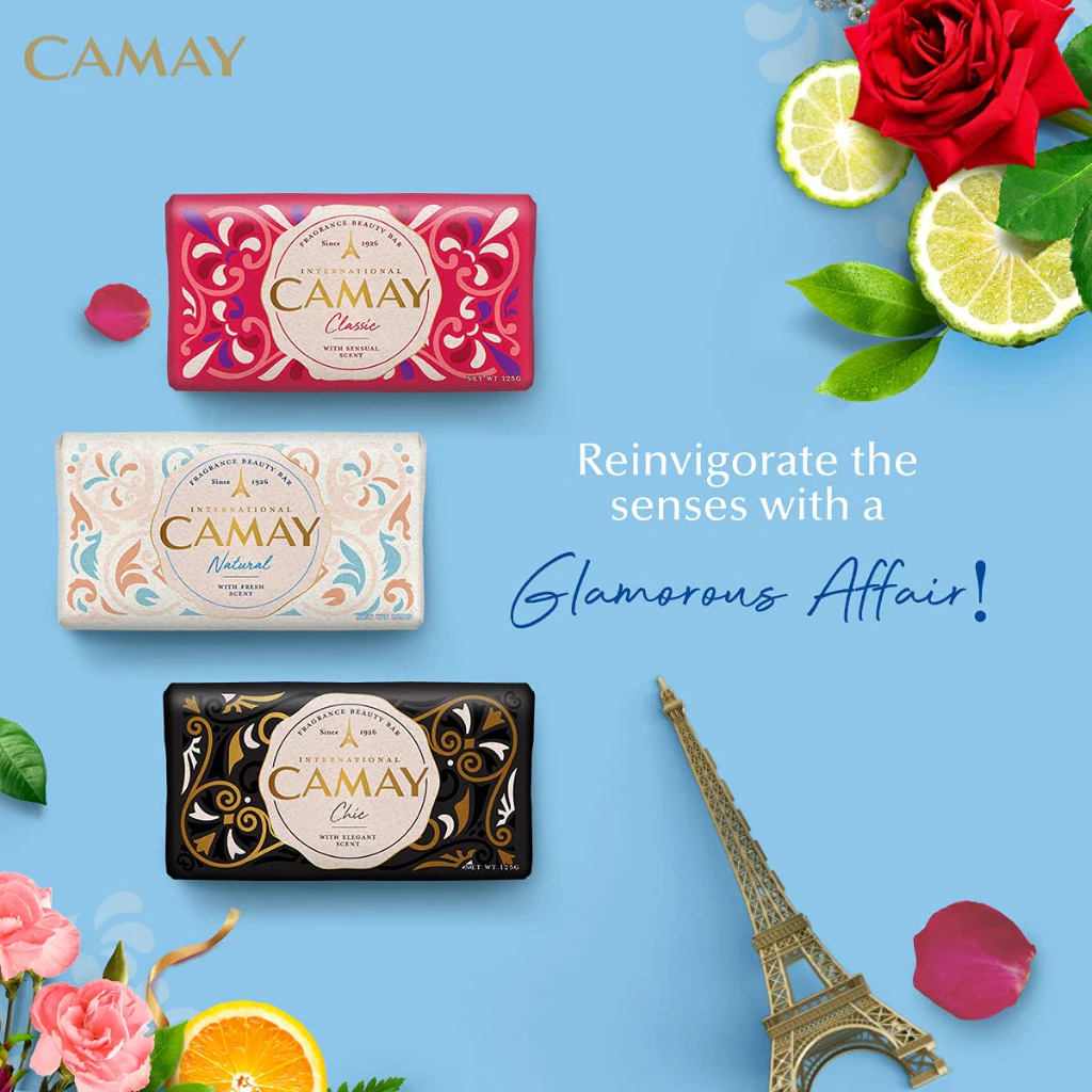 Camay Bar Soap Sabun Mandi Batang 125 Gr
