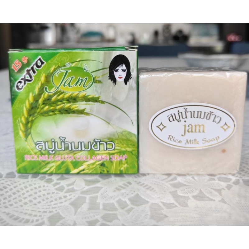 JAM RICE MILK GLUTA COLLAGEN | RICE MILK SOAP