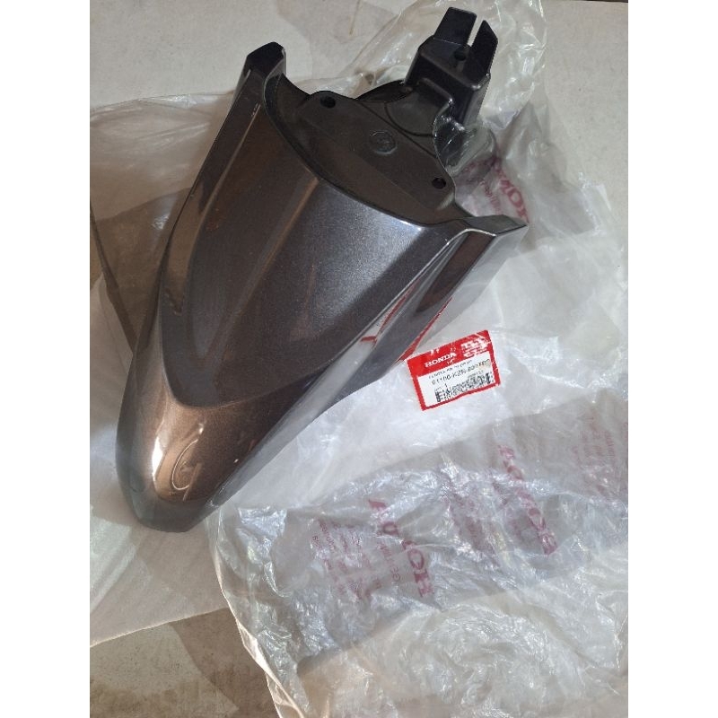 spakbor slebor depan honda vario 125 fi KZR original ahm honda 61100-kzr-600TBR brown coklat metalik