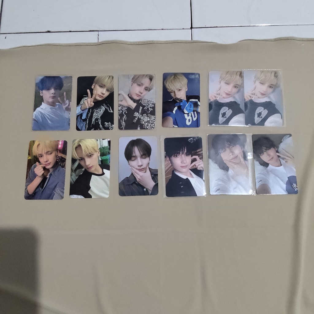 Photocard Hueningkai TXT yzy DMM olive young POB Weverse Angel Album merch