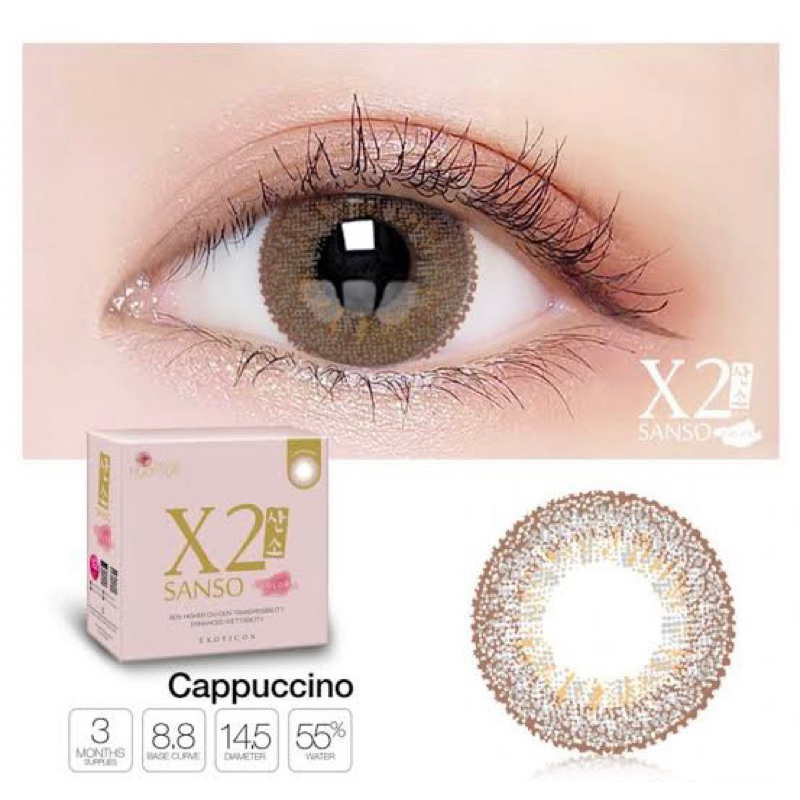 Softlens X2 Sanso Cappucino Normal