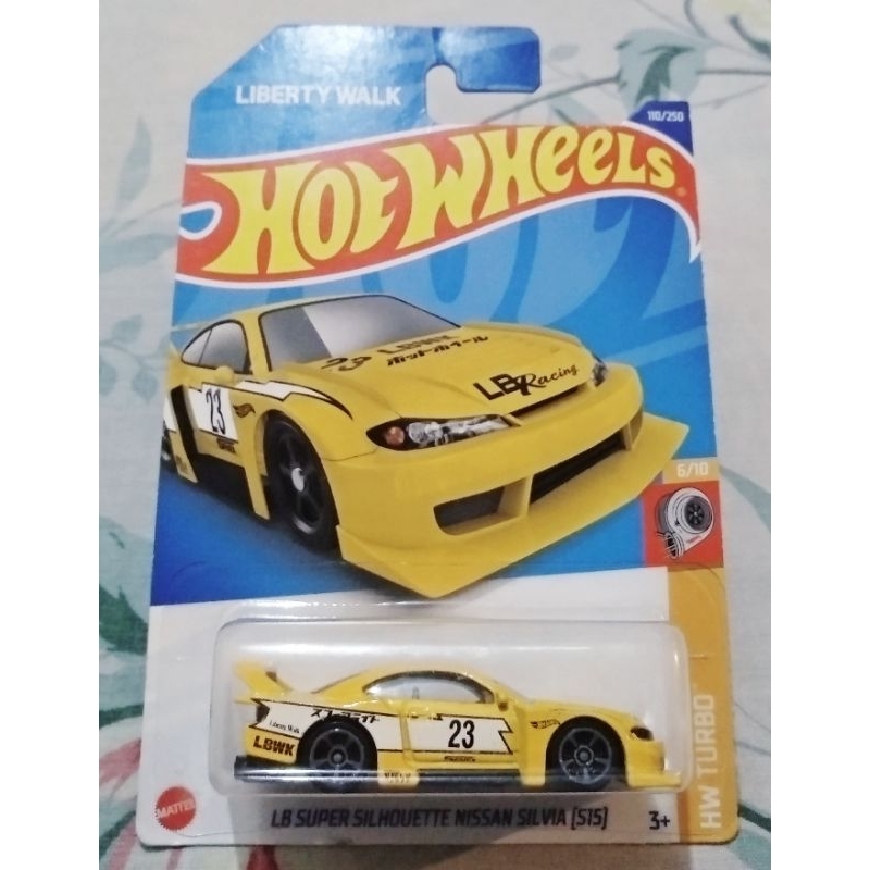 hot wheels LB super Silhouette nissan silvia (s15) - yellow kuning