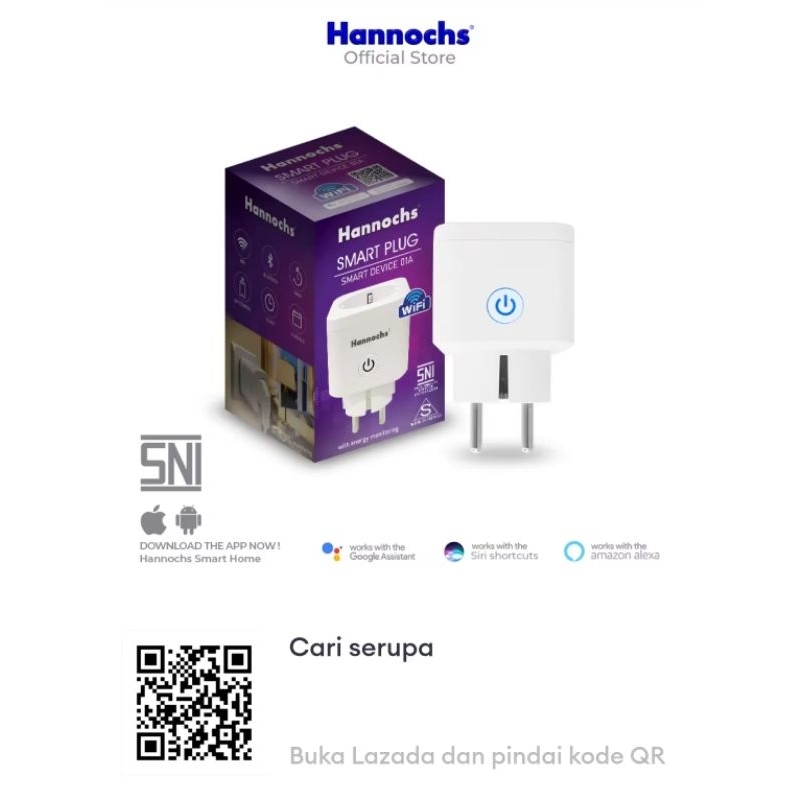 Tuya Wifi Smart Plug / Socket Wifi  Energy Monitoring Kualitas Ori