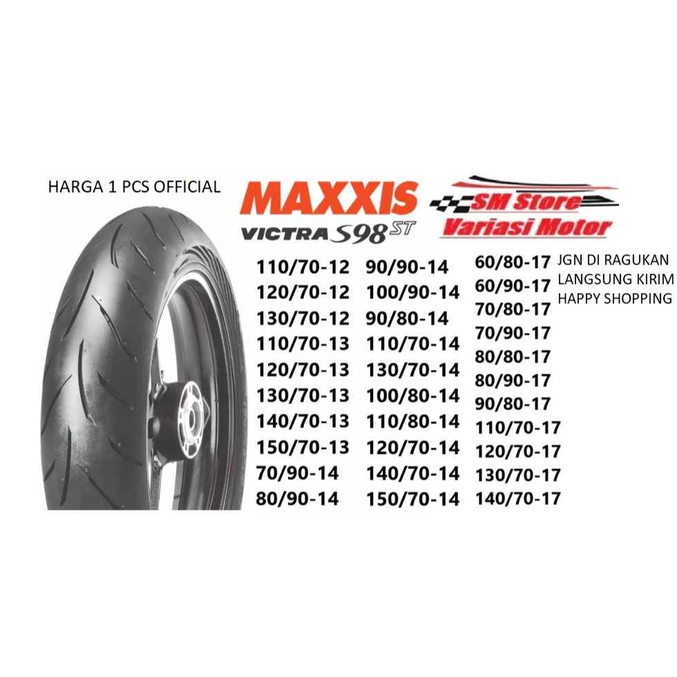 Maxxis VICTRA S98ST GREEN DEVIL EXTRAMAXX DIAMOND ring 12 13 14 15 17 60 70 90 100 110 120 130 140 1