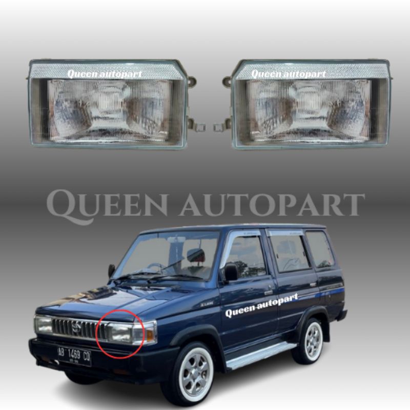 Head Lamp Kijang Grand lampu besar lampu depan kijang grand 1992 1993 1994 1995 1996 GRESS BARU