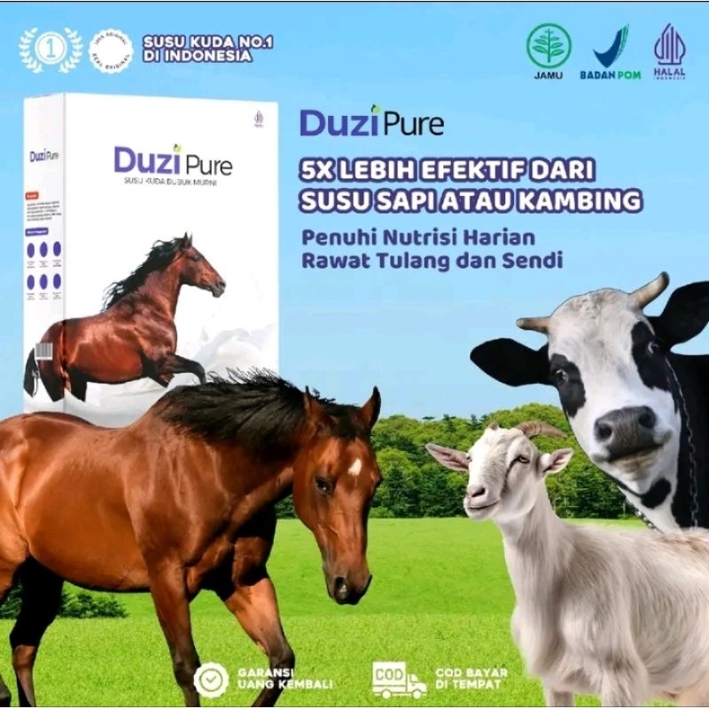 

Duzi Pure Susu Kuda Lombok Bubuk Hebal Alami 200gram Atasi Masalah Tulang Dan Sendi