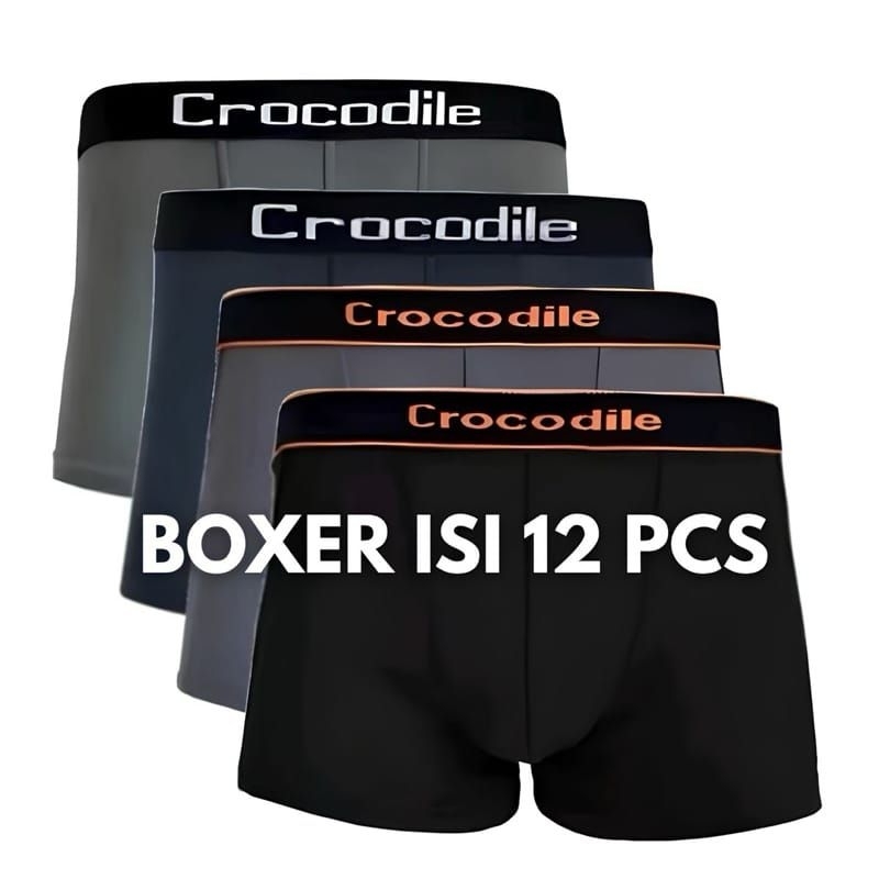 celana dalam boxer pria isi 12 pcs CD boker cowok terbaru berkualitas premium katun spandek best sel