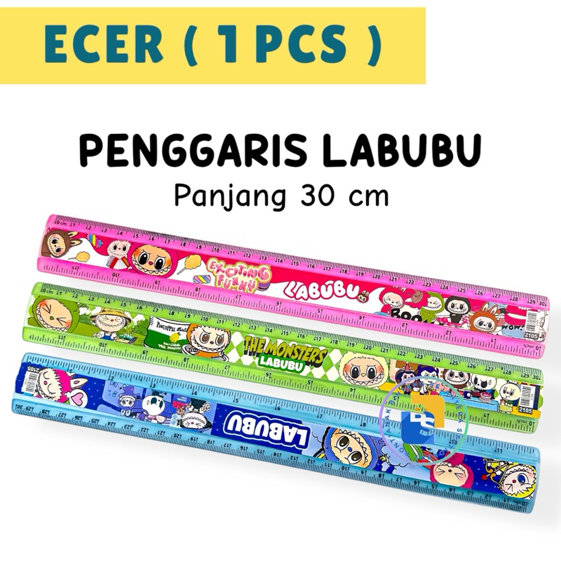 

1 Pcs - Penggaris Karakter Labubu 30 cm