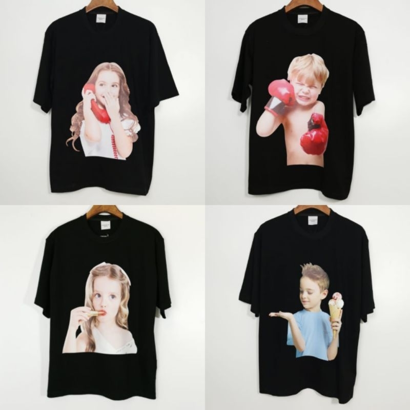 Baby Face Oversized Tshirt Baju Kaos Lengan Pendek Pria Wanita