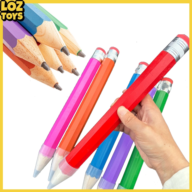 

LOZTOYS Mainan Pencil Jumbo 33 CM HB Pensil Besar Alat Tulis Anak Big Pensil Kayu