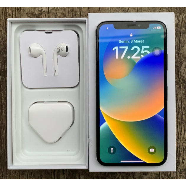 IPHONE X 256GB FULLSET MINUS IC NAND ALL FUNGSI