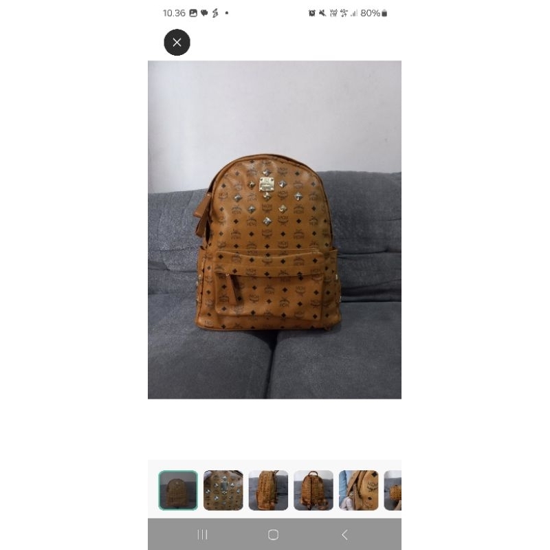 preloved tas ransel mcm