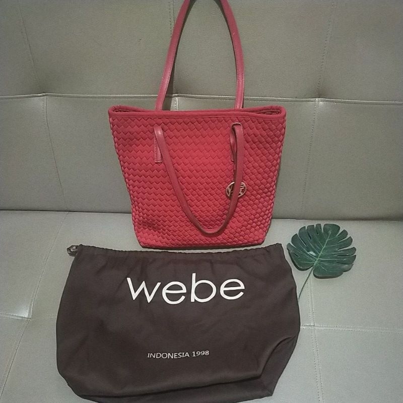 Tas Webe Paloma PL warna merah (original)
