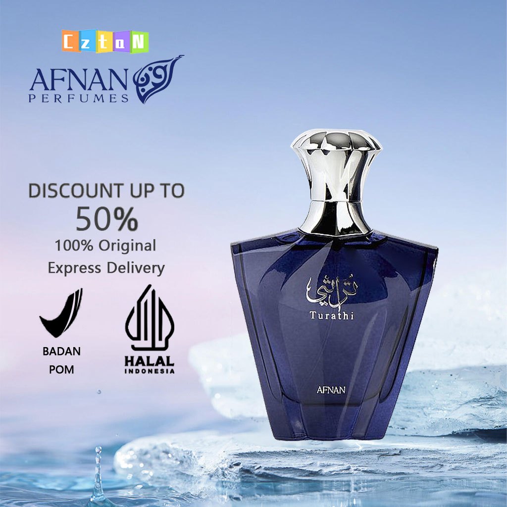 AFNAN Turathi Blue For Men Edp 90ML, Afnan Indonesia Official, Afnan Official Store