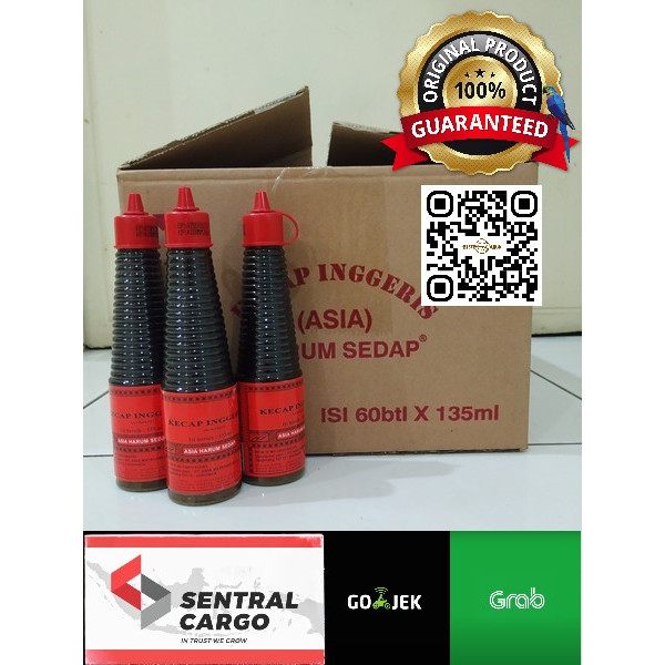 

Kecap Inggris Sauce Inggris Asia Harum Sedap 135 ml / 1 Dus isi 60 Botol