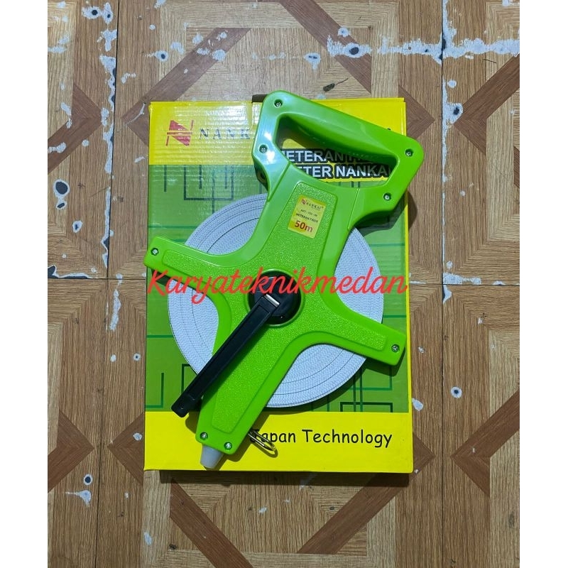 METERAN TANCAP 50M | METERAN TANAH | ROLL METER 50 METER | METERAN FIBER NANKAI