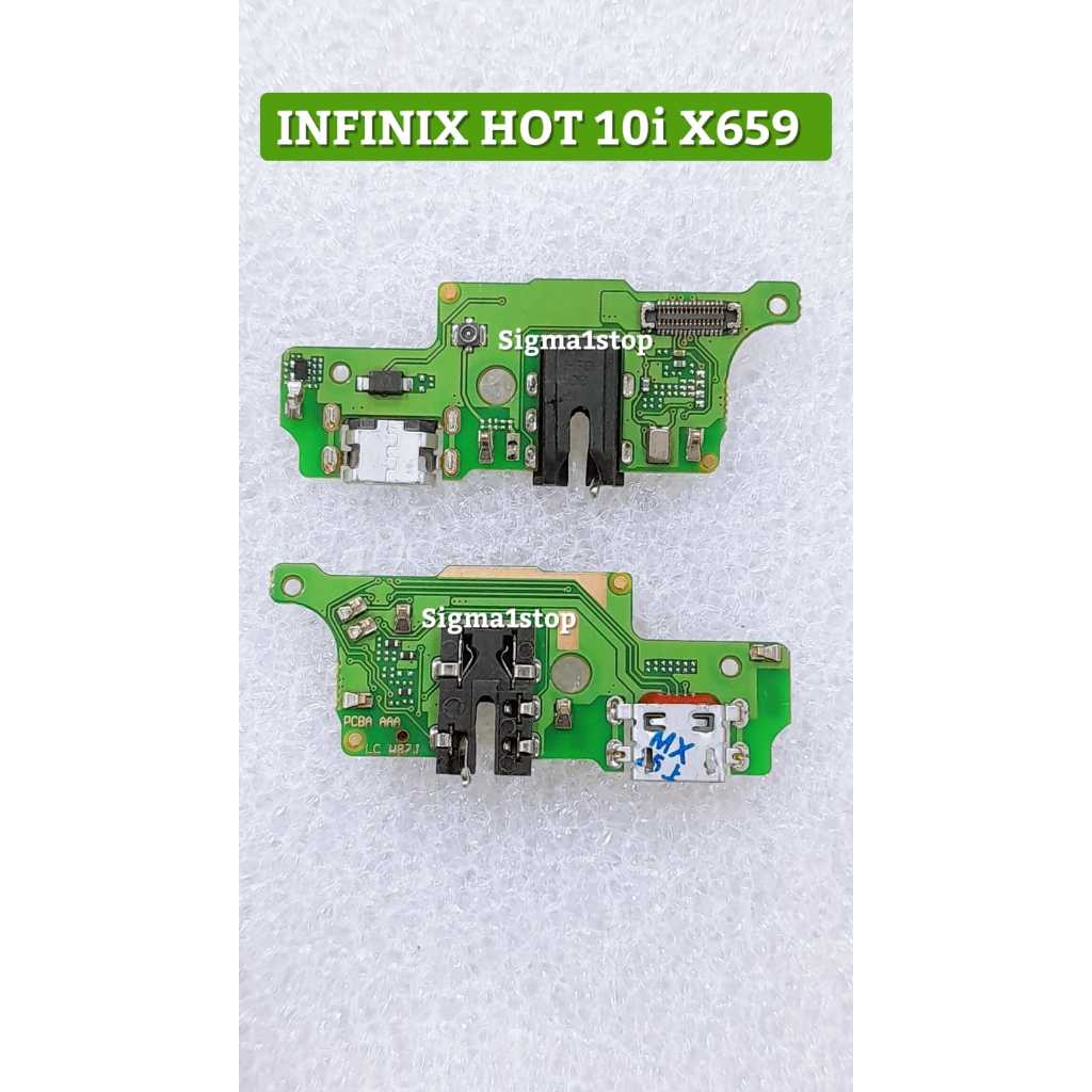 INFINIX HOT 10i X659 CONNECTOR CHARGE PAPAN CAS PCB BOARD PLUG IN KONEKTOR CAS PI