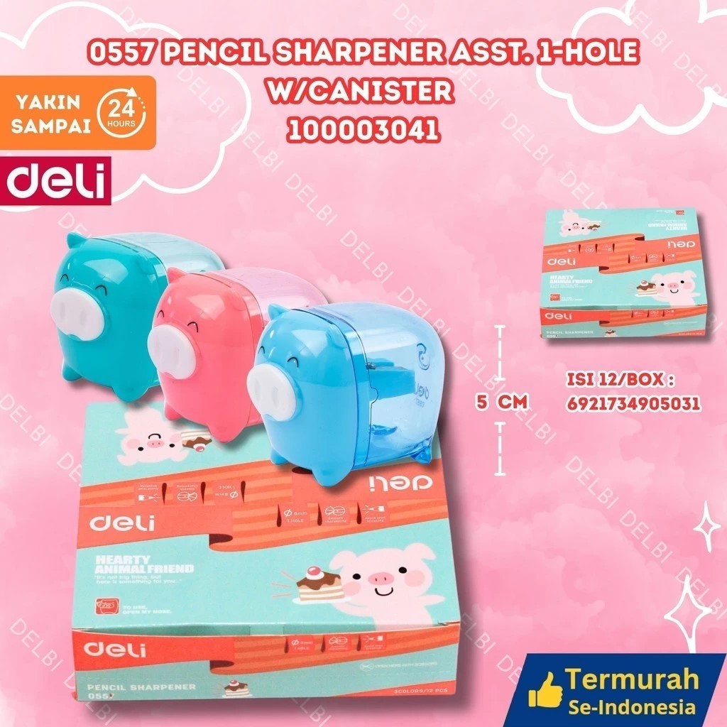 

Rautan Pensil Lucu Karakter Anak Sekolah Deli E-0557 / Oyotan Pensil Lucu untuk Anak-Anak