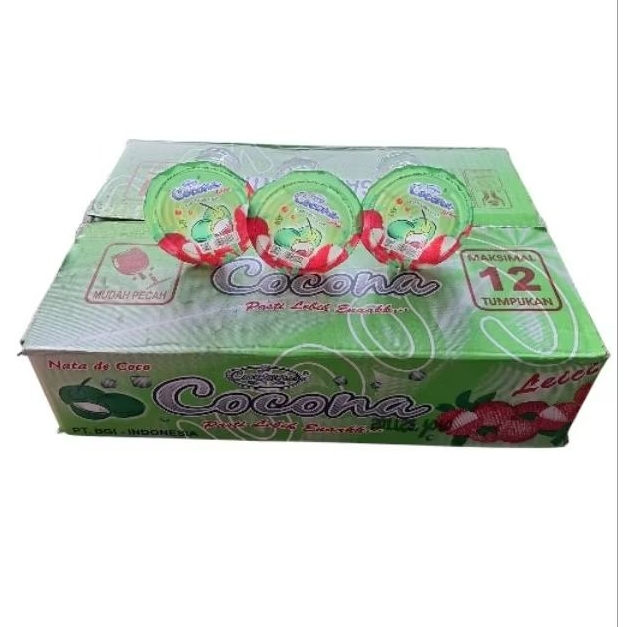 

Cocona Leici Sari Kelapa Murni 1 Dus Isi 24 Cup × 160ml