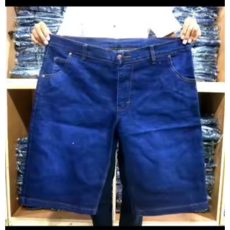 Celana Pendek Jeans Pria Size 27-38 Jeans Pendek Cowok Jumbo