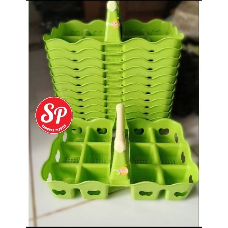 RAK AQUA GELAS 12 LUBANG / TEMPAT AQUA GELAS