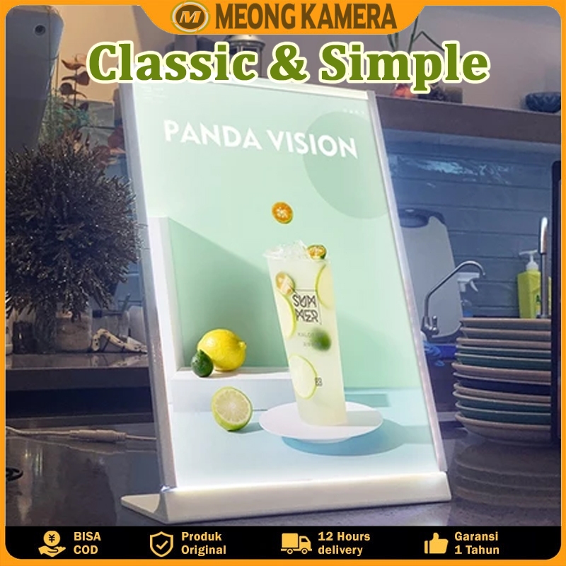 

Tempat Brosur Akrilik LED A3/A4 - Display Menu Restoran Berlampu, Ringan, Elegan untuk Promosi Toko Tempat pajangan akrilik Dudukan pajangan bercahaya