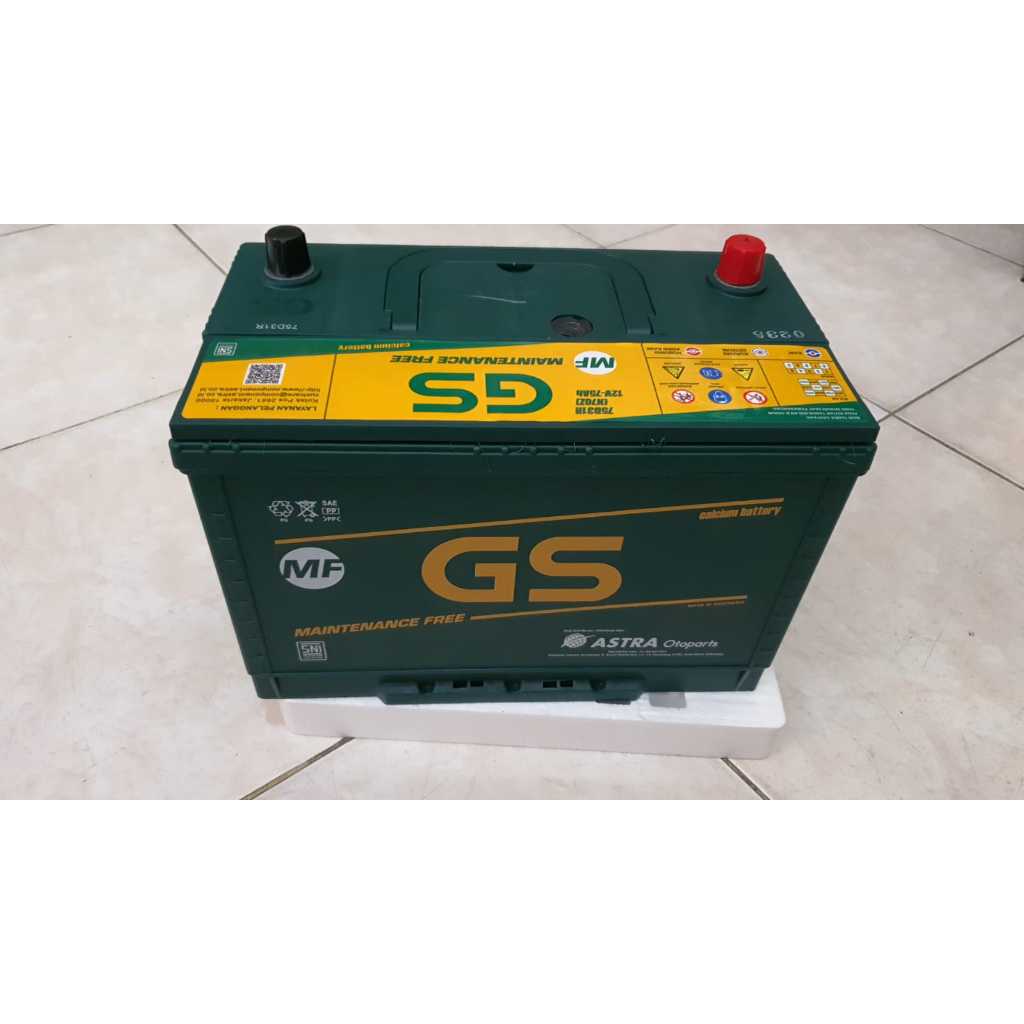 Aki Kering Aki GS ASTRA MF N70z/75D31R (75 Ampere)