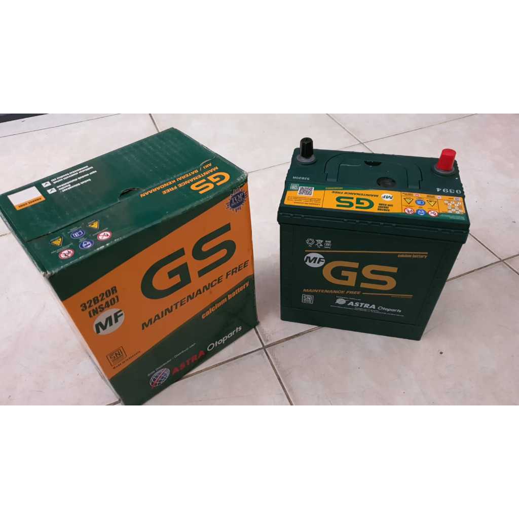 Aki Kering Aki GS ASTRA MF NS40/32B20R (32 Ampere)
