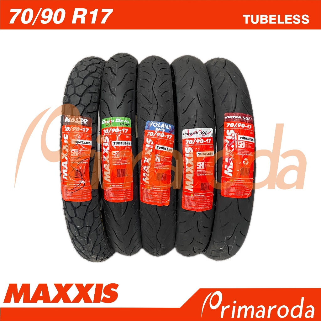 Ban Depan Motor Yamaha Jupiter Z1 Tubeless Maxxis 70/90 Ring 17