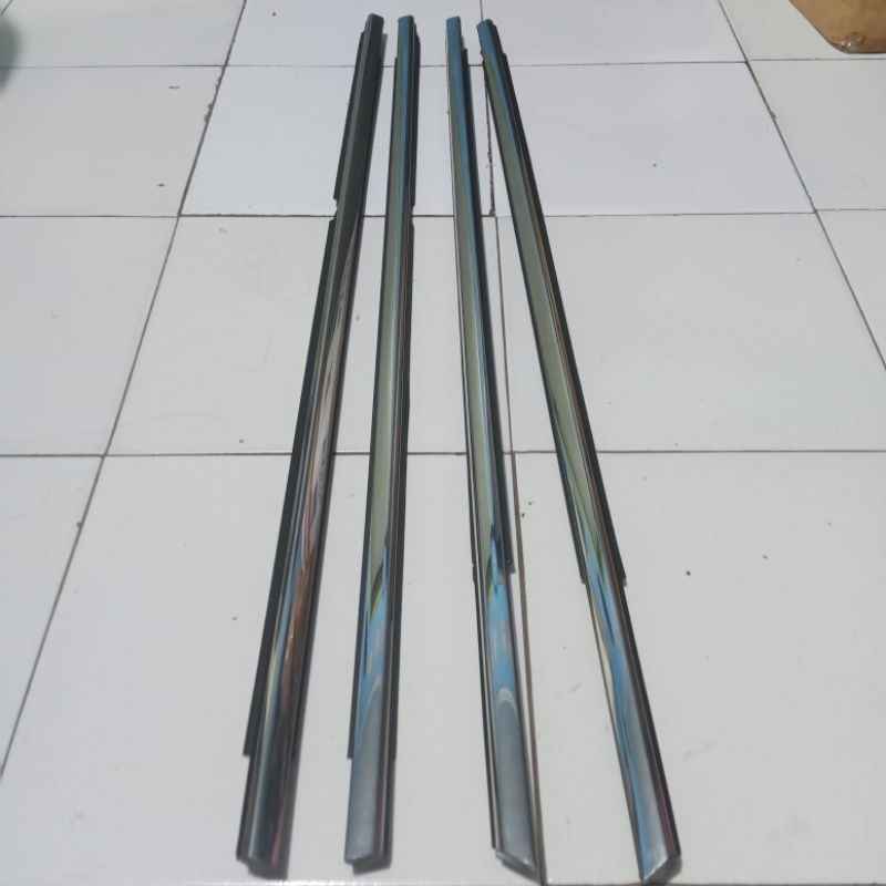 karet pelipit kaca pintu mobil bagian luar honda city z (custom)