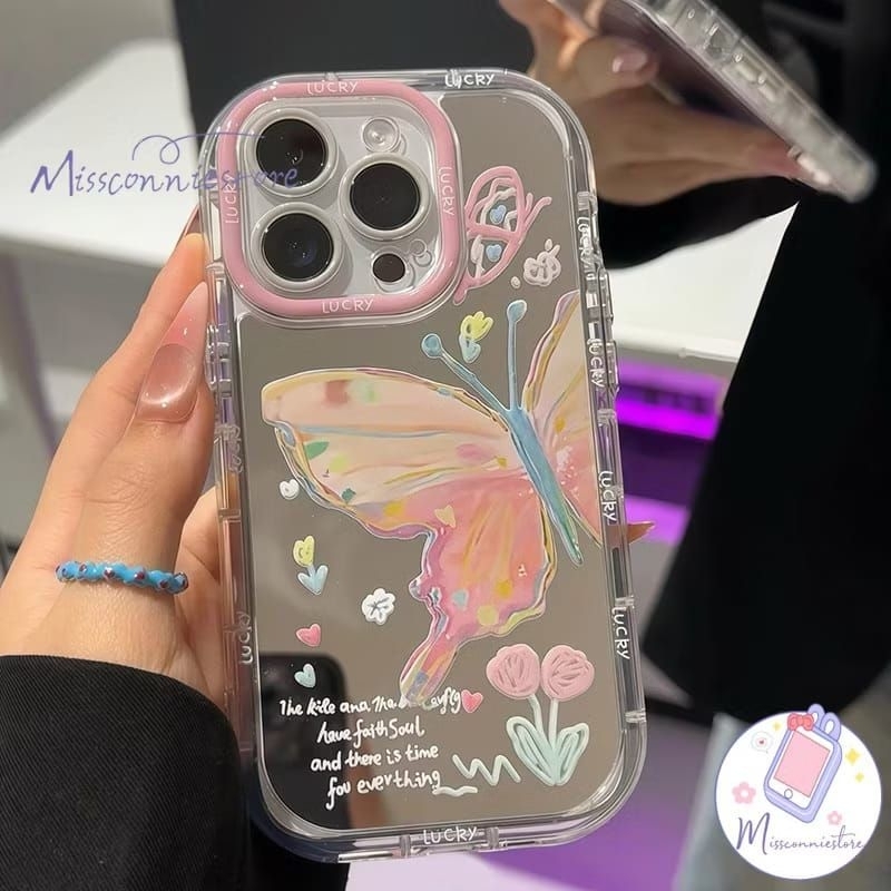 Casing HP Case Mirror Cermin Kaca Softcase Hardcase Untuk Tipe HP Samsung