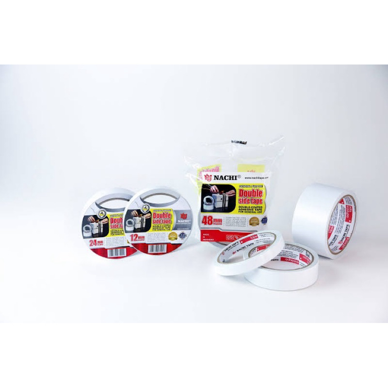 

DOUBLE TAPE NACHI 6mm 12mm 24mm 48mm ISOLASI DOUBLE TAPE NACHI