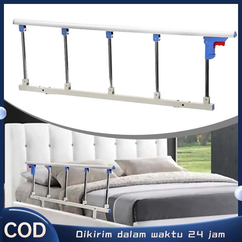 Dapat Dilipat Siderail Bed Pasien Baja Tahan Karat Bed Rail Bed Assist Rail Safety Bed Rail