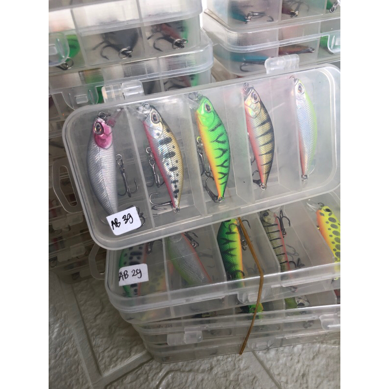 1 SET UMPAN CASTING KILLER MINNOW AGILE + BOX LURE