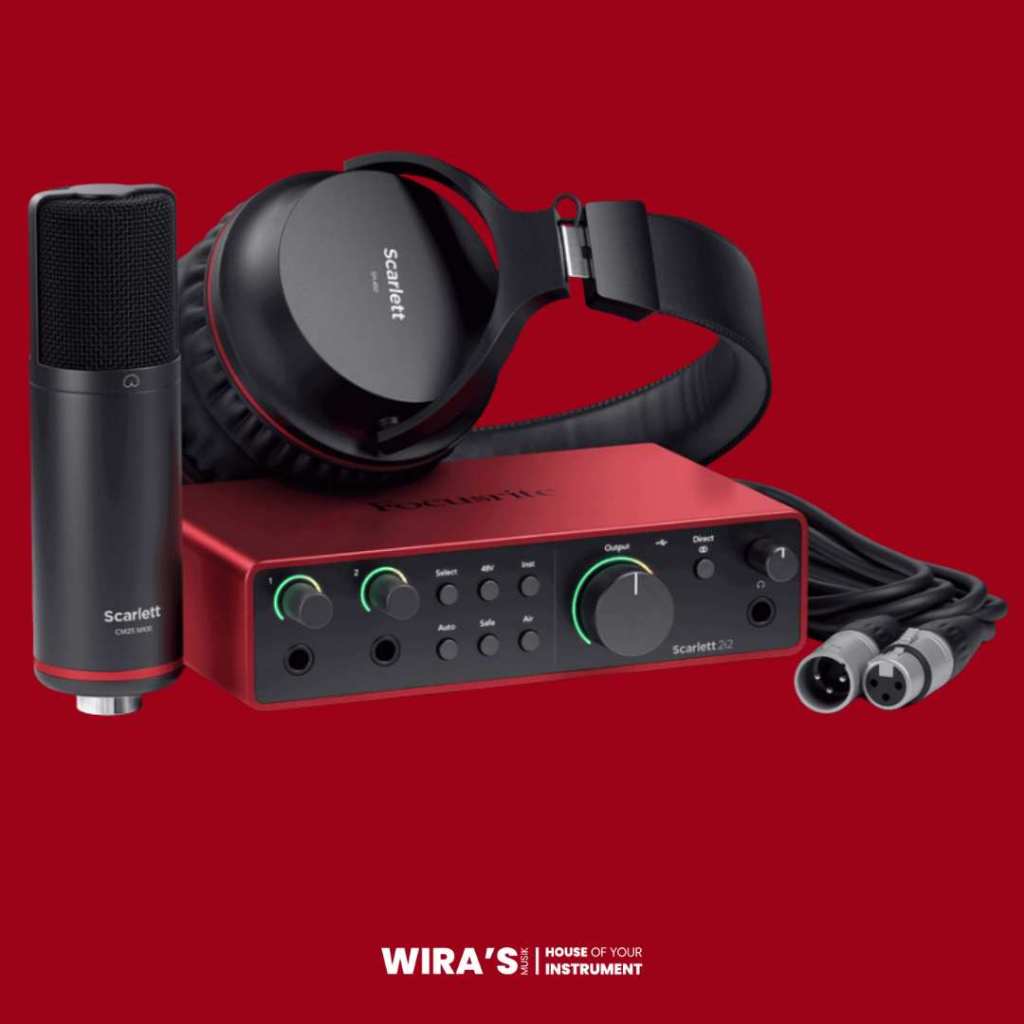 Focusrite Scarlett 2i2 Studio 4th Gen