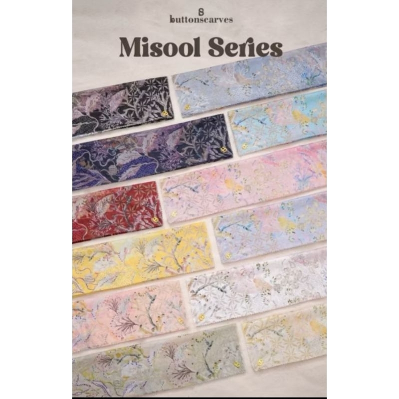 NEW Buttonscarves Misool series festive parfume
