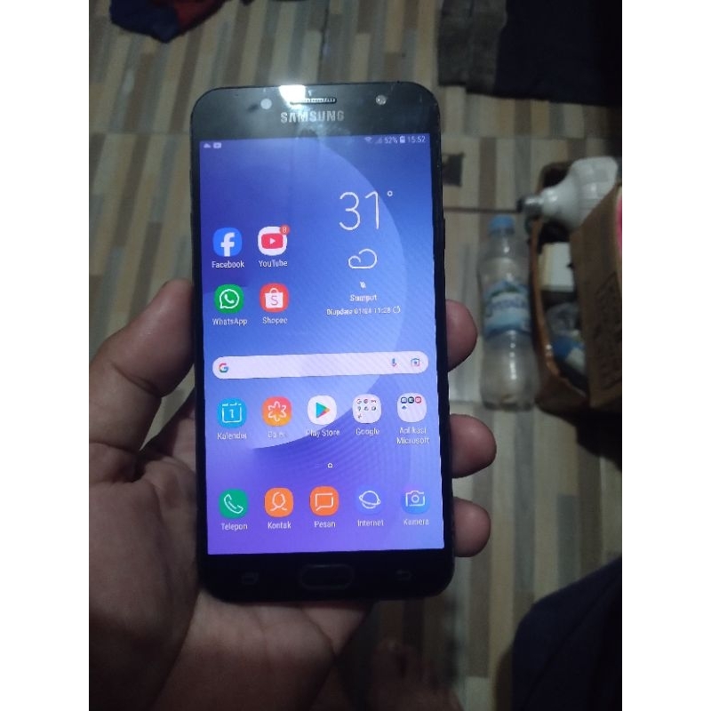 HP SAMSUNG GALAXI J7 PLUS RAM 4/32 GB NORMAL DAN SIAP PAKAI