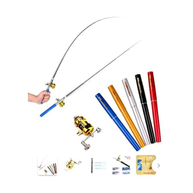 Joran pena mini bulpoin fishing mini