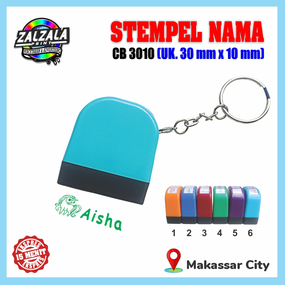 

Stempel Nama Gantungan Kunci CB 3010 | Stempel Perawat | Stempel Bindan | Stempel Dokter | Ekspress