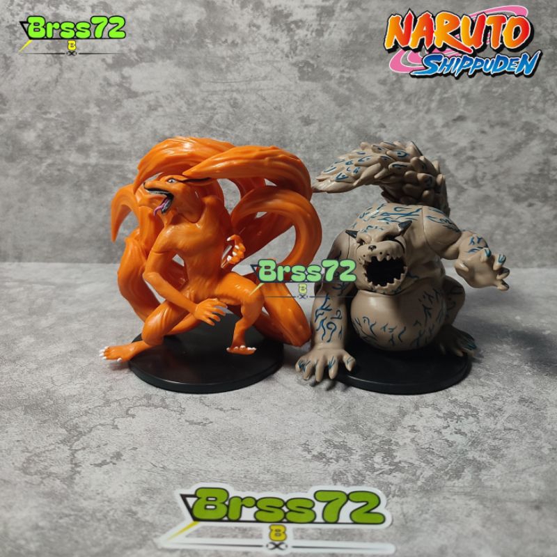 Action figure naruto kiyubi biju kurama Shukaku
