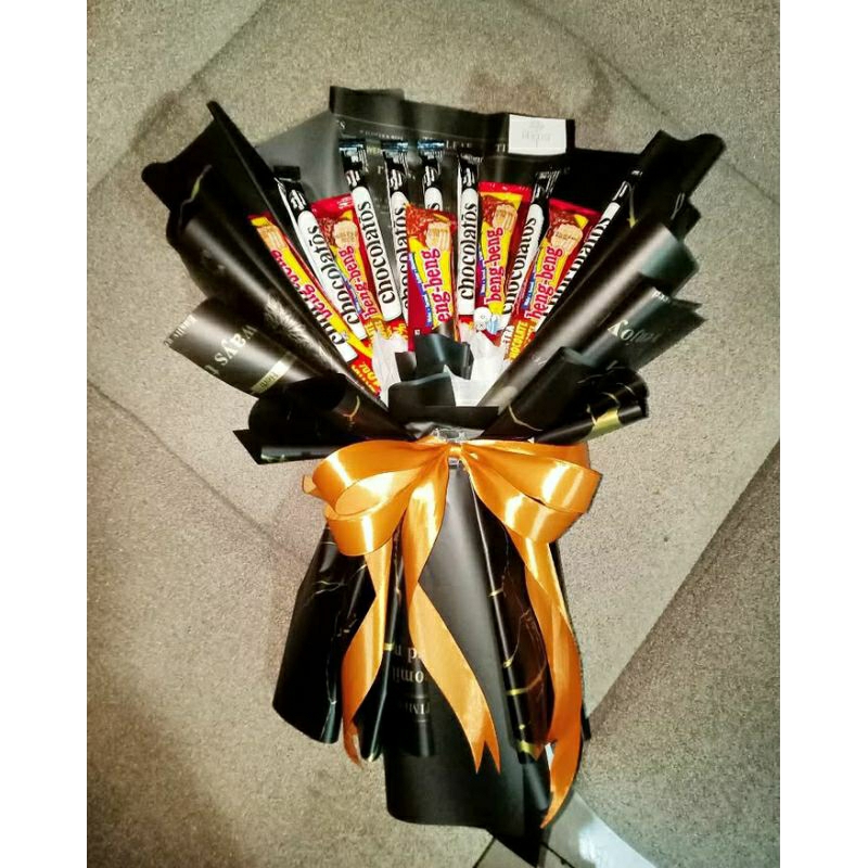 

BOUQUET SNACK | black buket