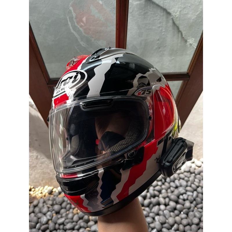 Arai RX7X Mick Doohan TT IOM Ver. ( Rare ) + Cardo Packtalk Bold JBL