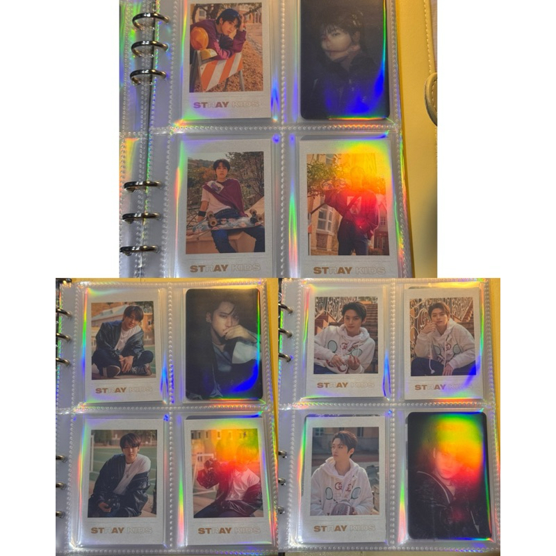 pc stray kids unlock : go live in life han leeknow changbin photocard skz polenti polaroid set lenti