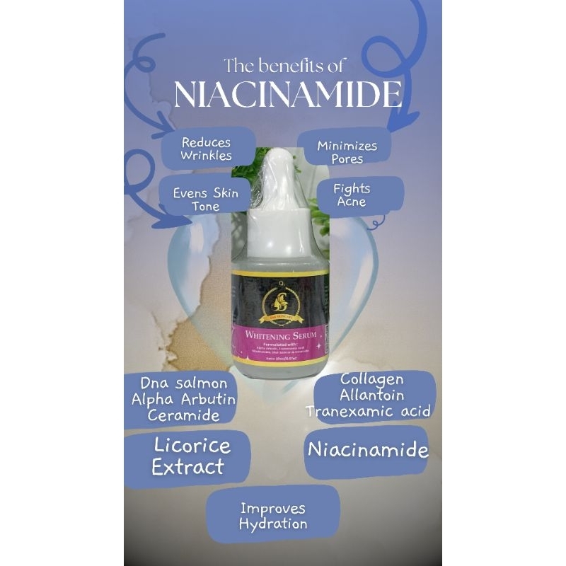 serum wajah glowing dan putih (pakai 1 paket)