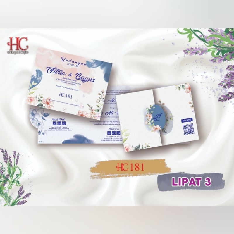 UNDANGAN PERNIKAHAN HC 181